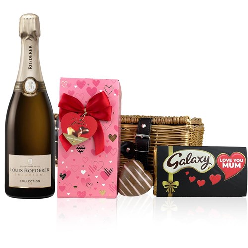 Louis Roederer Collection 243 Champagne 75cl And Chocolate Love You hamper